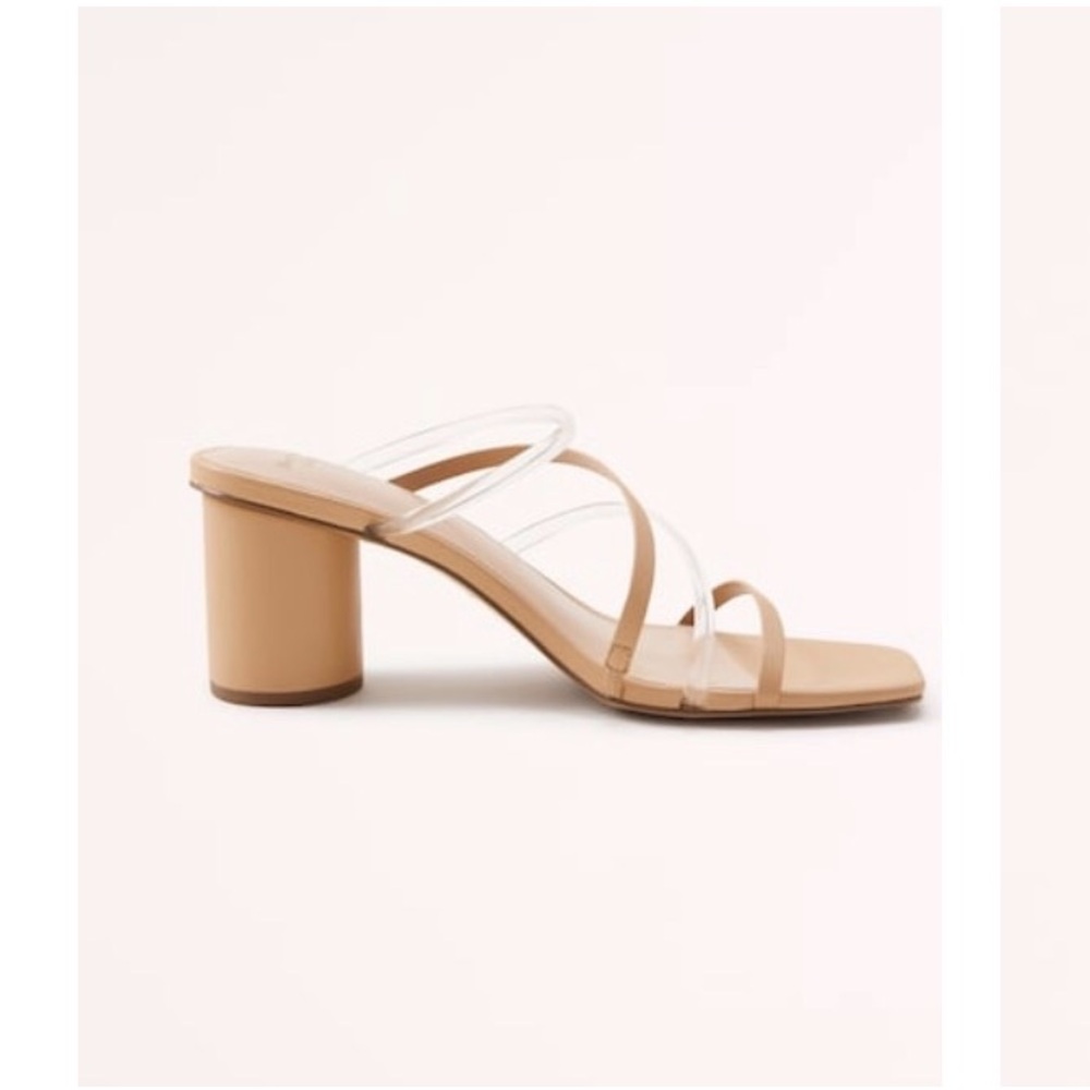 A&F Strappy Circular Heels